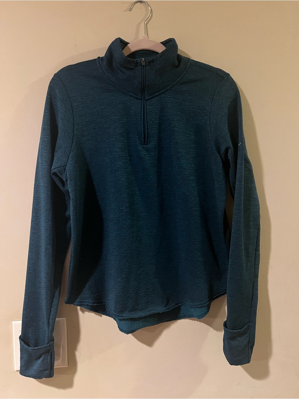 Nike Women's Teal Half-Zip Turtleneck Pullover
